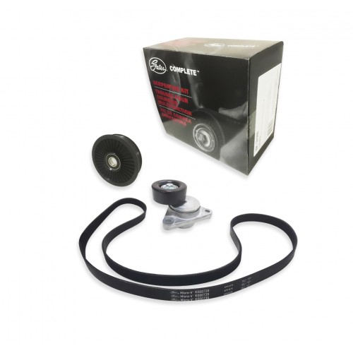 Kit correa de Tiempo Correa Unica + Tensor Chevrolet Aveo 1.6 Daewoo Nubira 1.6 GATES Original
